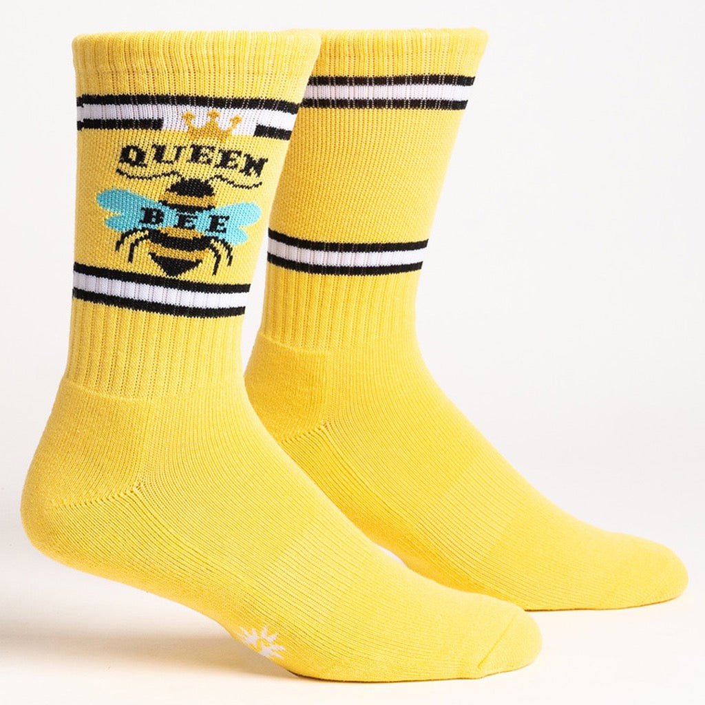 Bees and Lavender, Crew Socks Women's