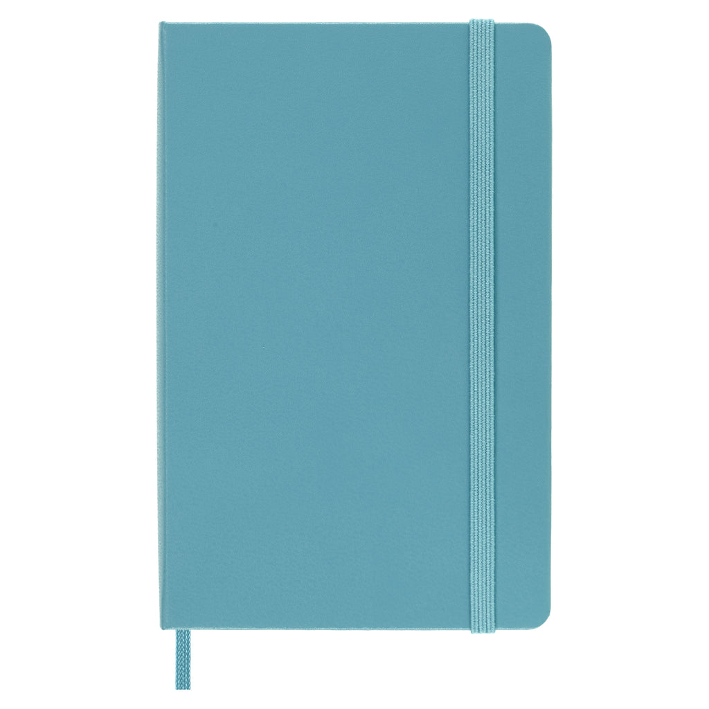 Moleskine Classic Notebook, Large, Ruled, Hydrangea Blue, Soft Cover (5 X  8.25) by Moleskine