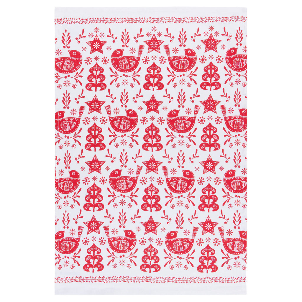 Danica Now Designs Tea Towel Red, 1 EA