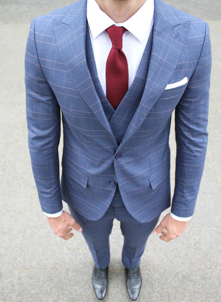 Burgundy 3 Piece Suit – Gentlemen's Crate