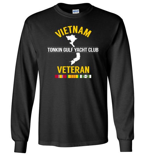 Load image into Gallery viewer, Vietnam Veteran &quot;Tonkin Gulf Yacht Club&quot; - Men&#39;s/Unisex Long-Sleeve T-Shirt
