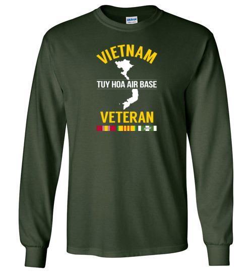 Vietnam Veteran "Tuy Hoa Air Base" - Men's/Unisex Long-Sleeve T-Shirt-Wandering I Store