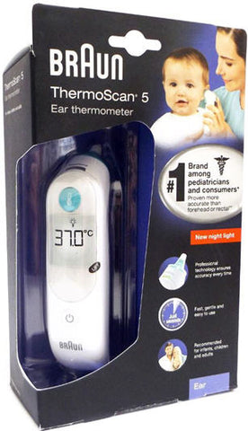 braun thermoscan 5 ear thermometer