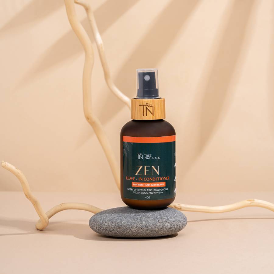 ZEN Men's Hair & Beard Leave In Conditioning Spray - Tree Naturals