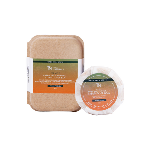 Zero Waste Shampoo & Conditioner Bar by Tree Naturals