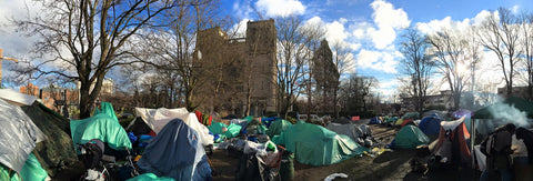 Hundreds of people called Tent City home.