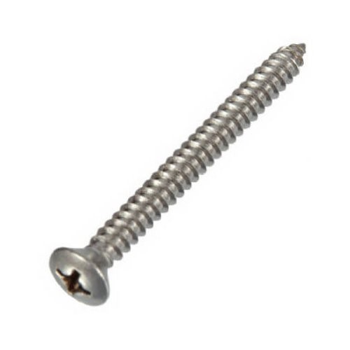Hillman No. 10 X 1-1/4 in. L Phillips Oval Head Sheet Metal Screws 100 Pk