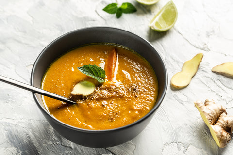 Carrot Soup With Fennel, Turmeric, and Ginger are have anti-inflammatory properties and numerous nutrients.