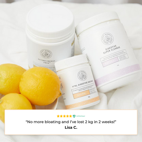 The Complete Gut Detoxification System prevents bloating and weight gain