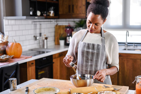 Woman baking in the kitchen