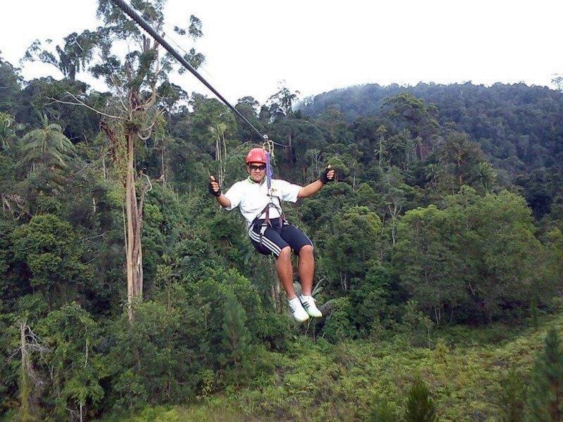 Bukit Tinggi Flying  Fox  Adventure Malaysia Adventoro