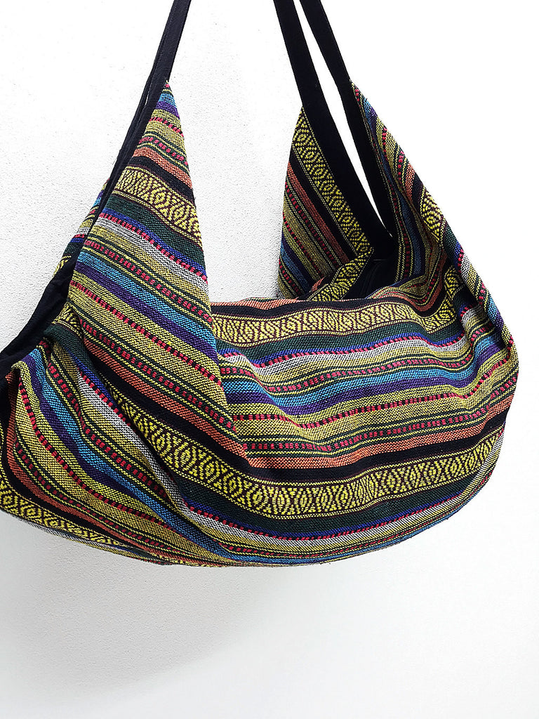 boho woven bag