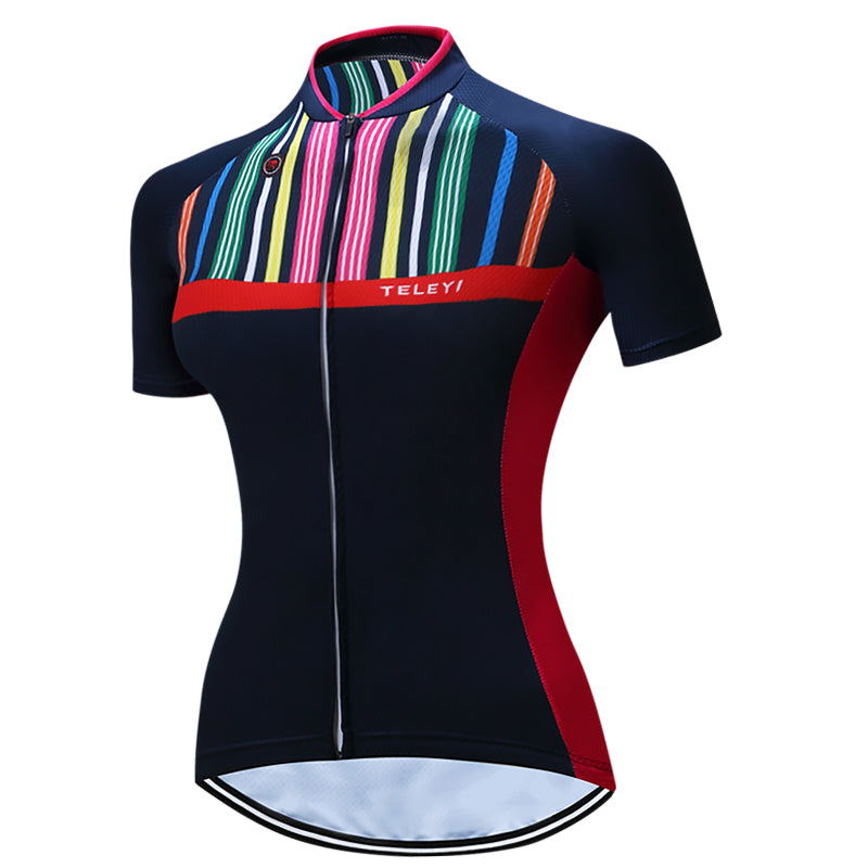 rainbow bike jersey