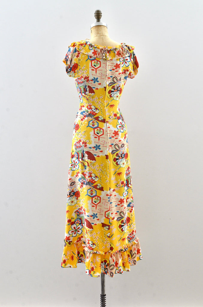 40's Pakemuu Holomu’u Dress / XS S – Pickled Vintage