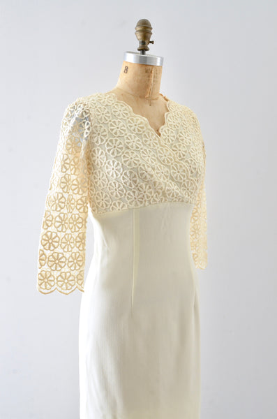 1960's Lace Dress / XS S