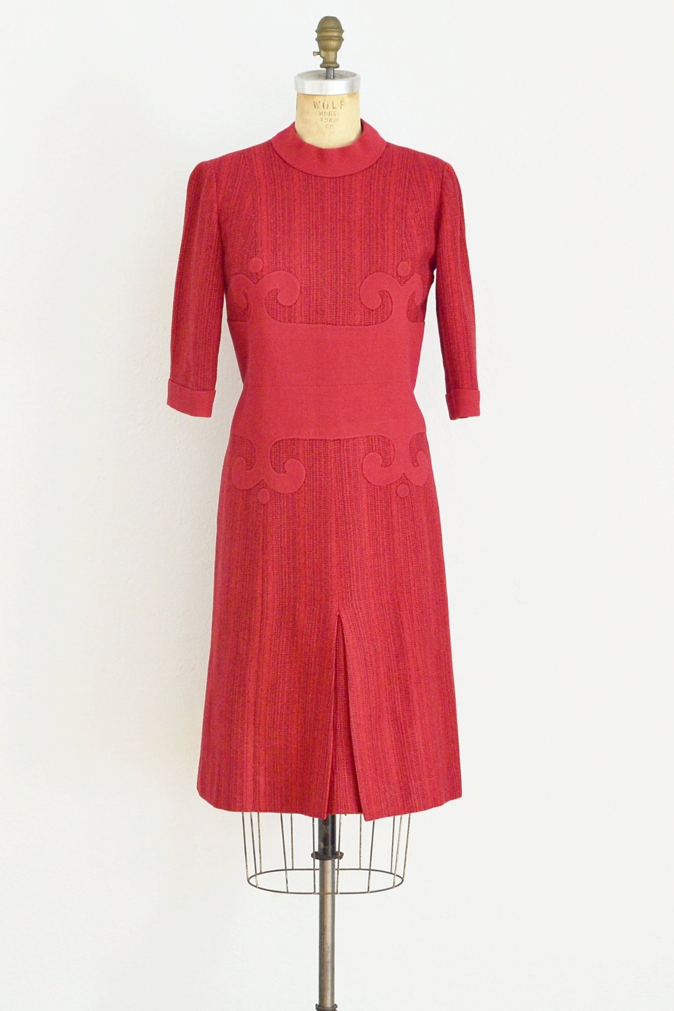 1960s red dress