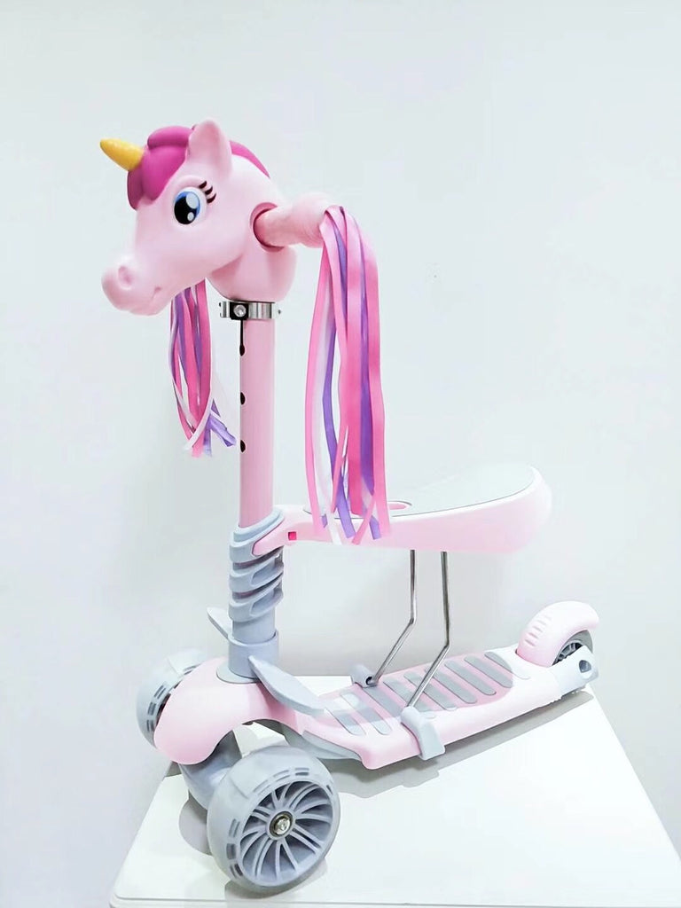 pink unicorn scooter