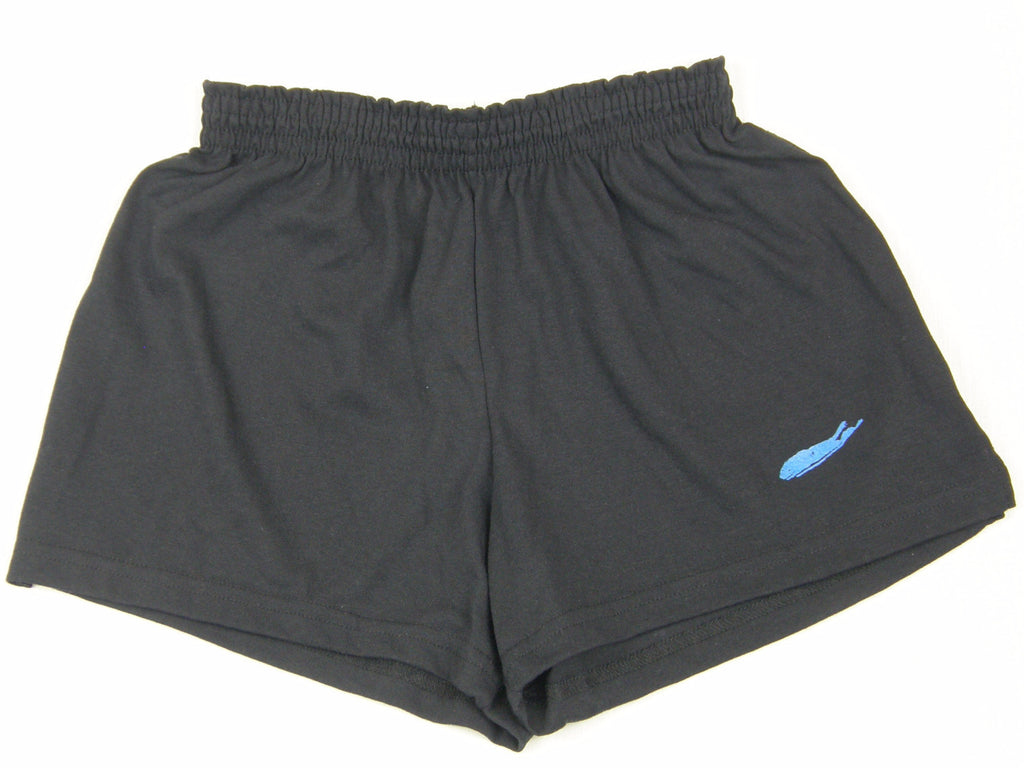 black jersey shorts ladies