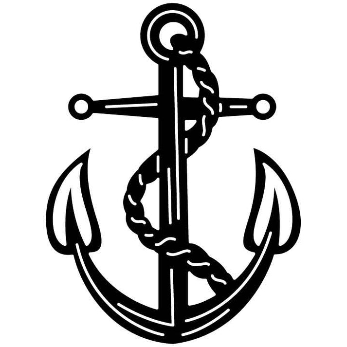 Anchor Marine Free DXF File for CNC Machines - DXFforCNC