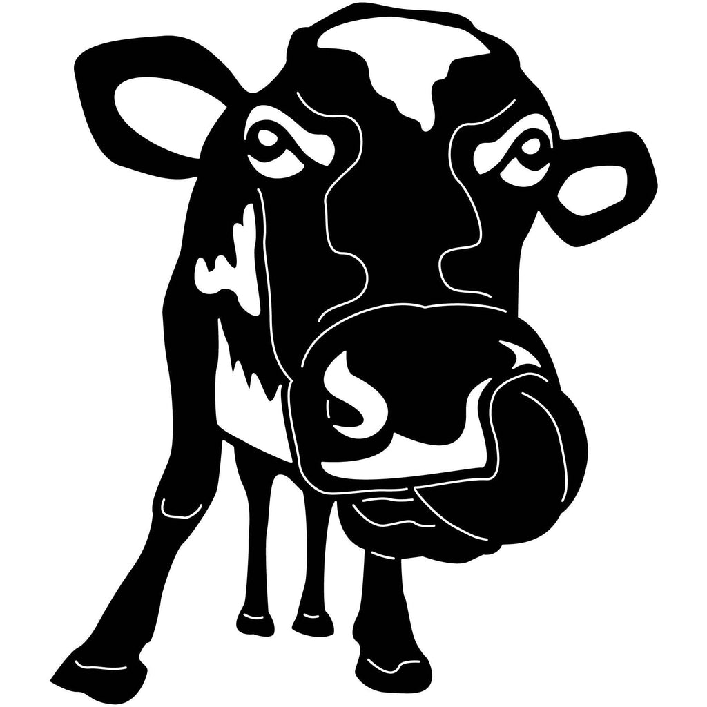 Download Free Funny Crazy Cow-DXF files Cut Ready for CNC-DXFforCNC.com