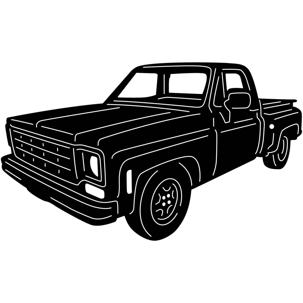 Download Chevy Truck-DXF File cut ready for CNC machines-dxfforcnc ...