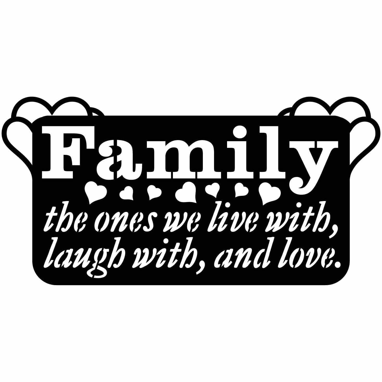 Family Live Laugh And Love Free Dxf File Cut Ready For Cnc Dxfforcnc Com