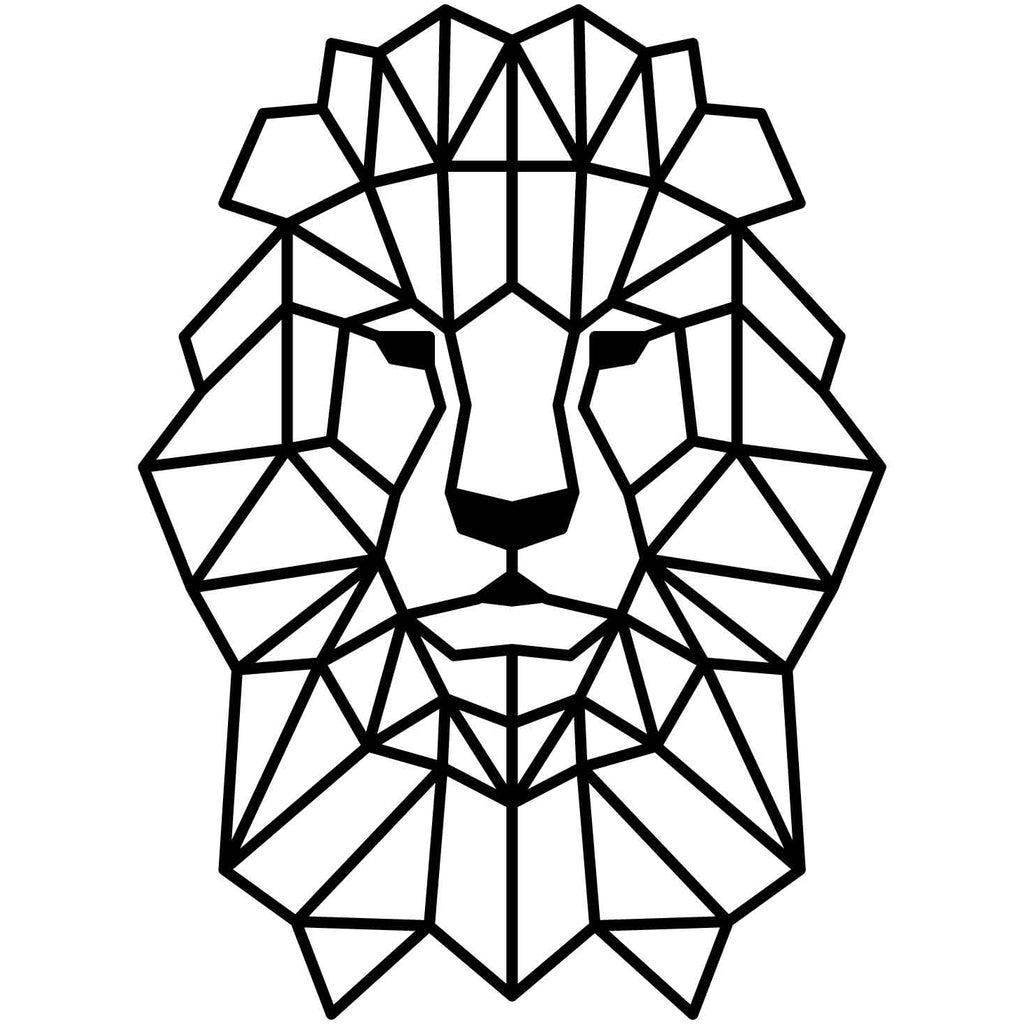 Free Free Geometric Lion Svg 249 SVG PNG EPS DXF File