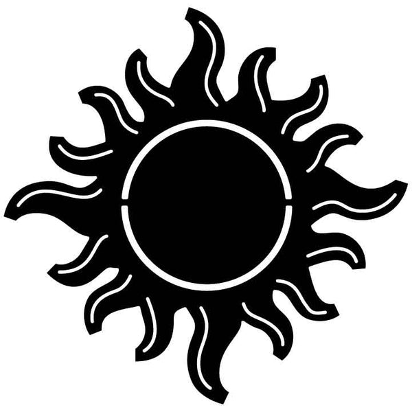 Sun Free DXF File for CNC Machines - DXFforCNC