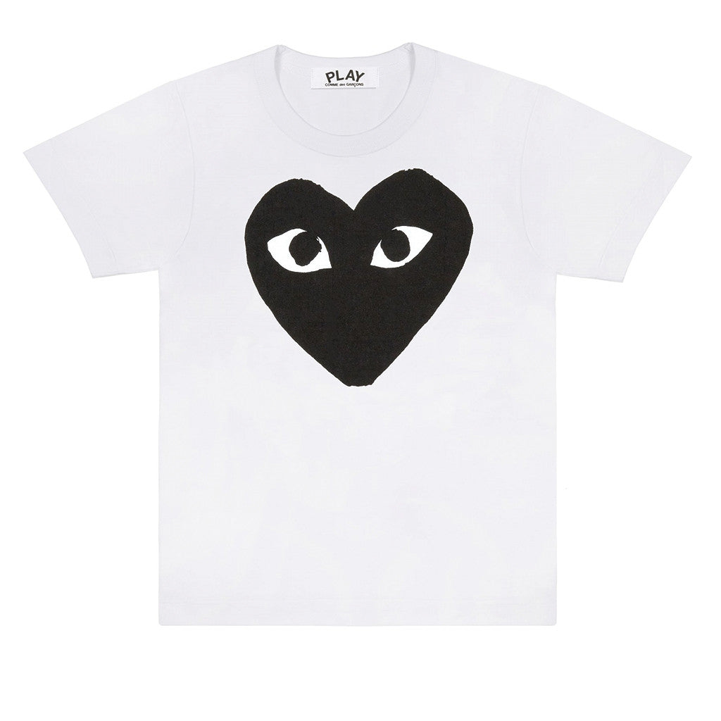 cdg play black t shirt