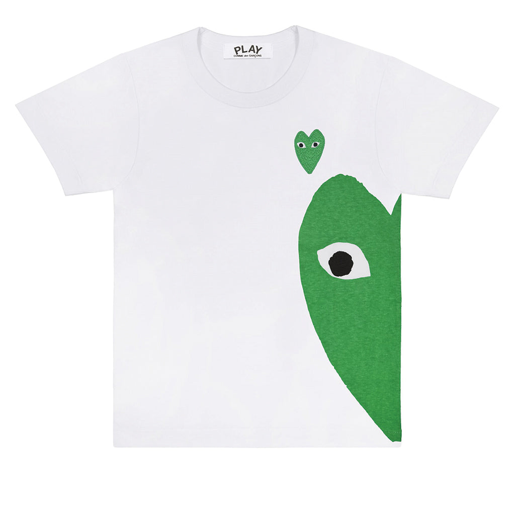 comme des garcons t shirt green