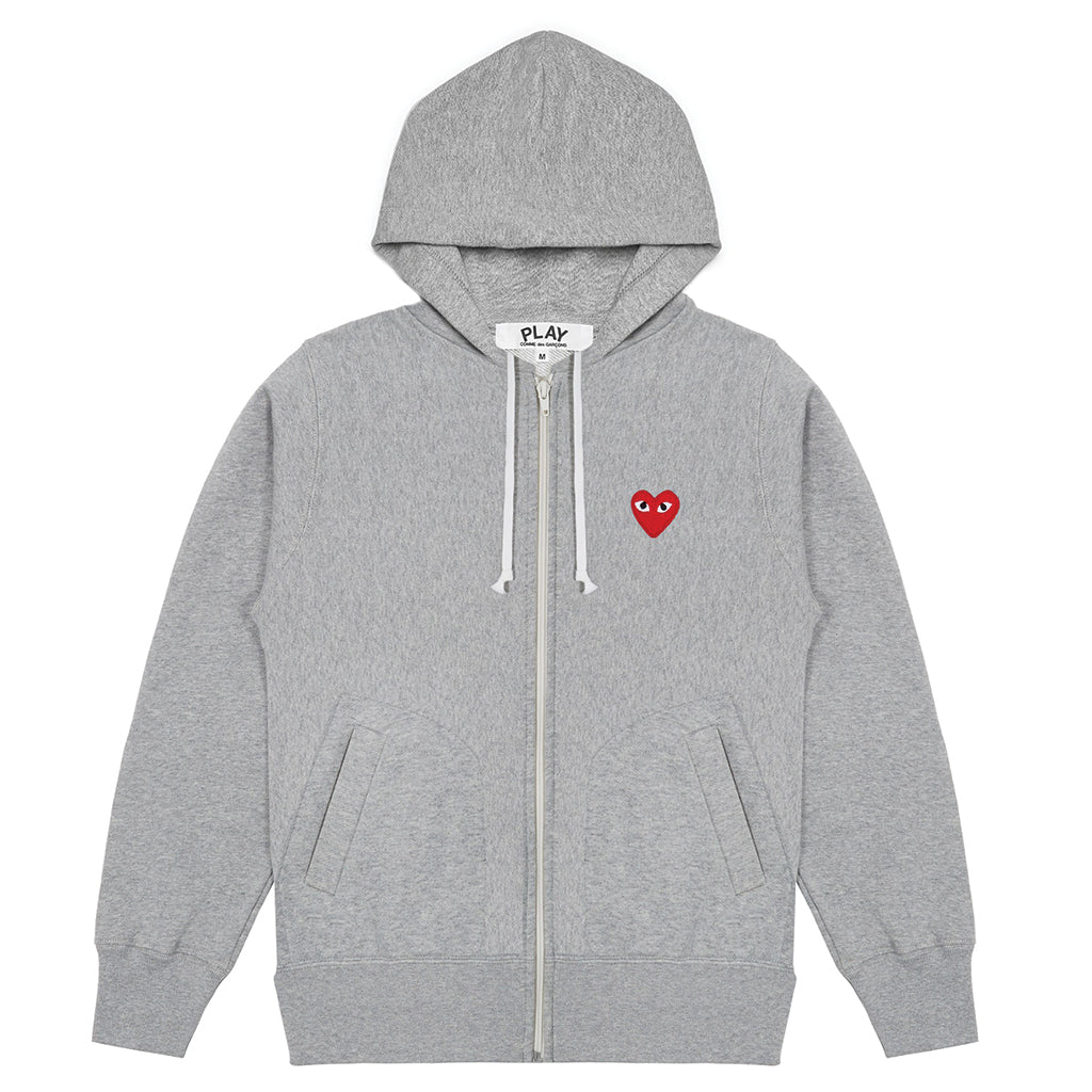 COMME des GARCONS PLAY Hooded Sweatshirt With 5 Hearts – T0K10