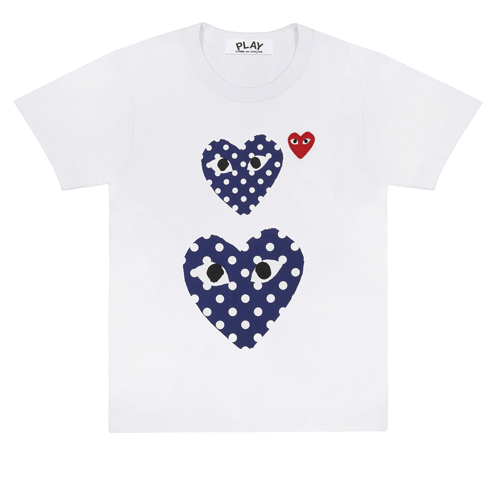 cdg play polka dot shirt