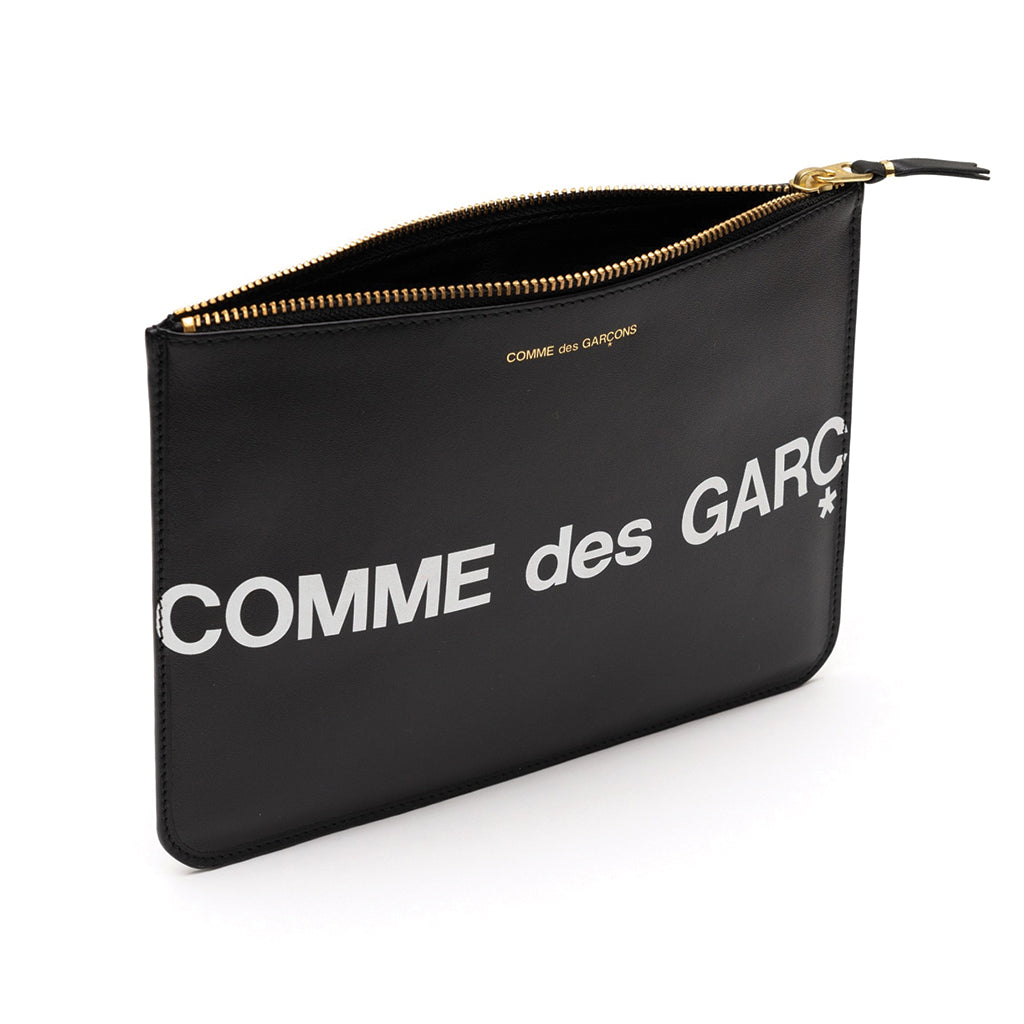 COMME des GARCONS WALLETS CdG Huge Logo Wallet SA5100HL Black – T0K10