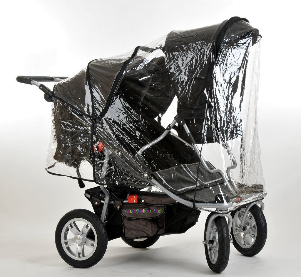 triple stroller rain cover