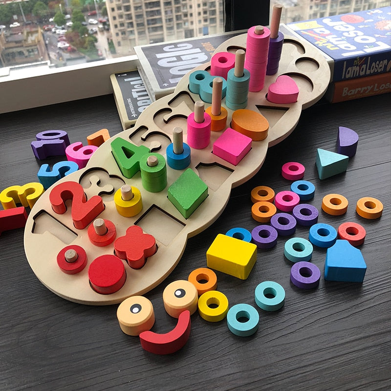 montessori educational wooden toys