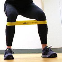 BodySport Resistance Loop Bands - Squat exercise with band