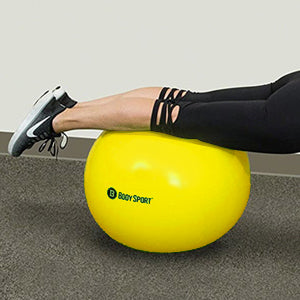BodySport Fitness Ball - legs on ball