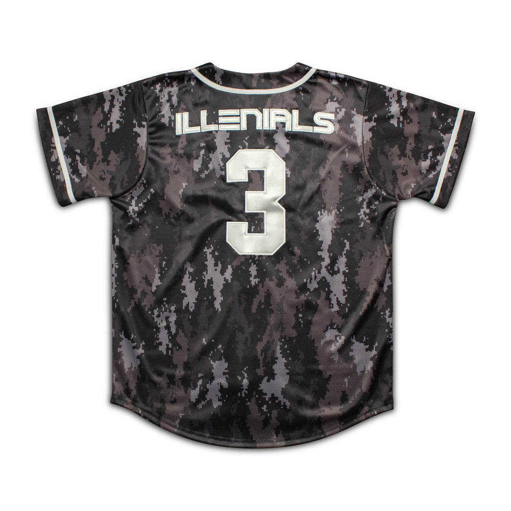 camo baseball jersey