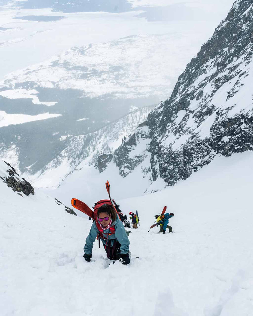 Bootpack up Mt. Moran