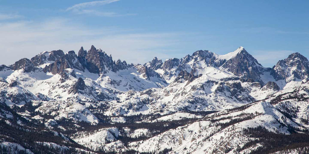 The Ritter Range as seen from Mammoth Mountain Ski Resort