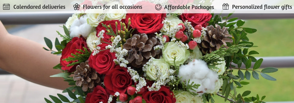 flower bouquet of roses, flower gift program for executives