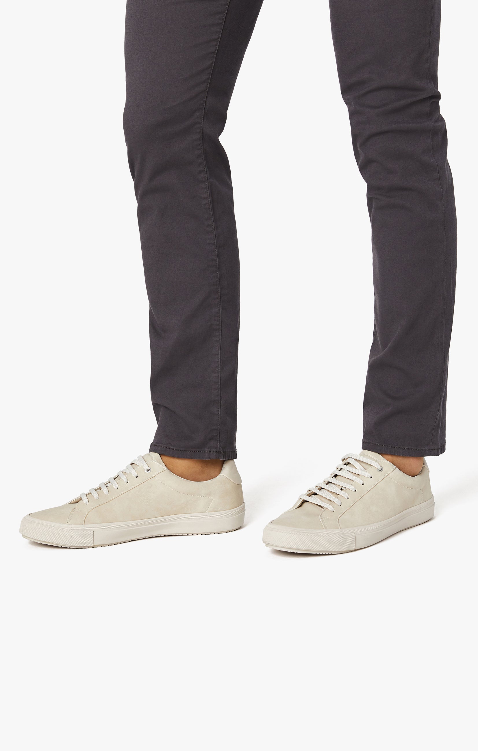 Cool Tapered Leg Pants in Anthracite Twill