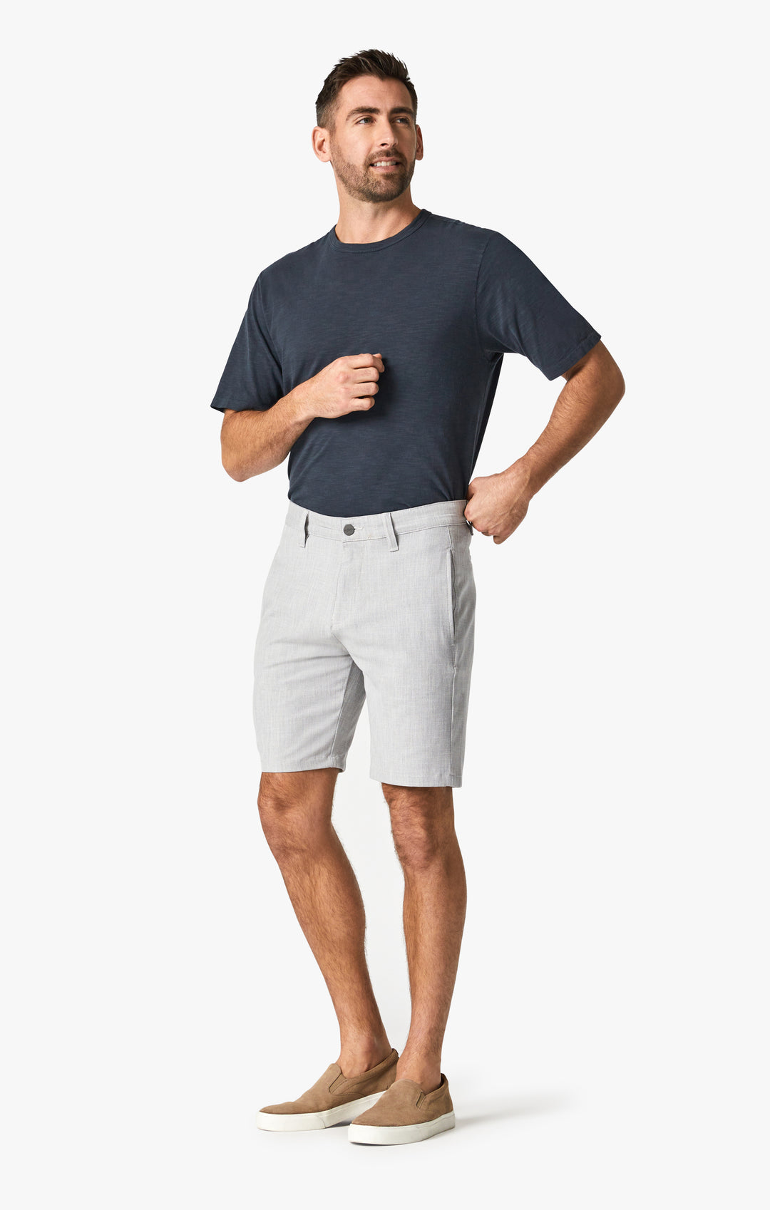 Arizona Shorts In Aluminum Soft 34 Touch – Heritage
