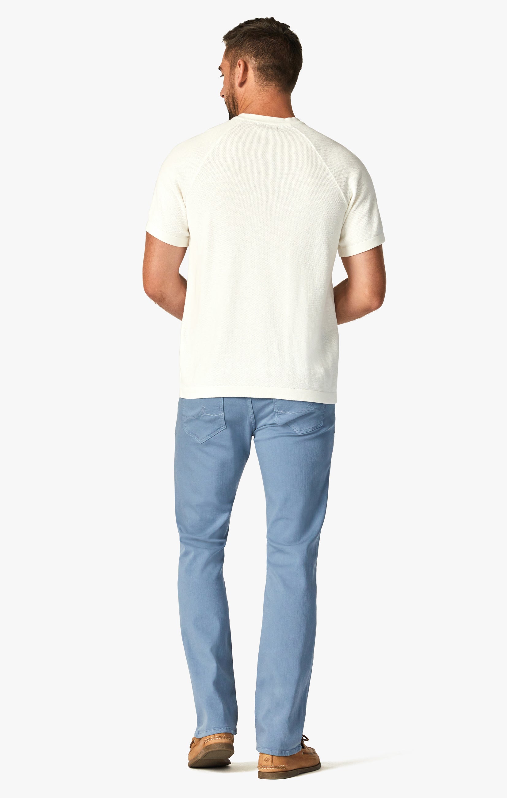 Charisma Relaxed Straight Pants In French Blue Comfort Image 4