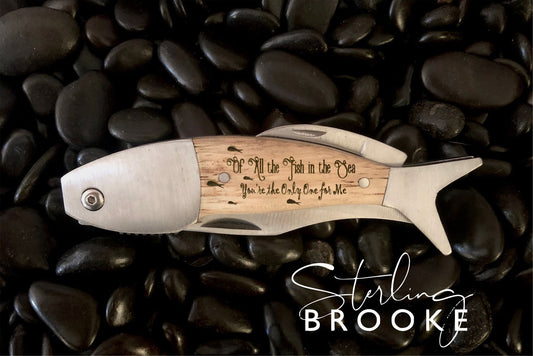 Coastal Large Pocket Knife  Trout – Sterling Brooke