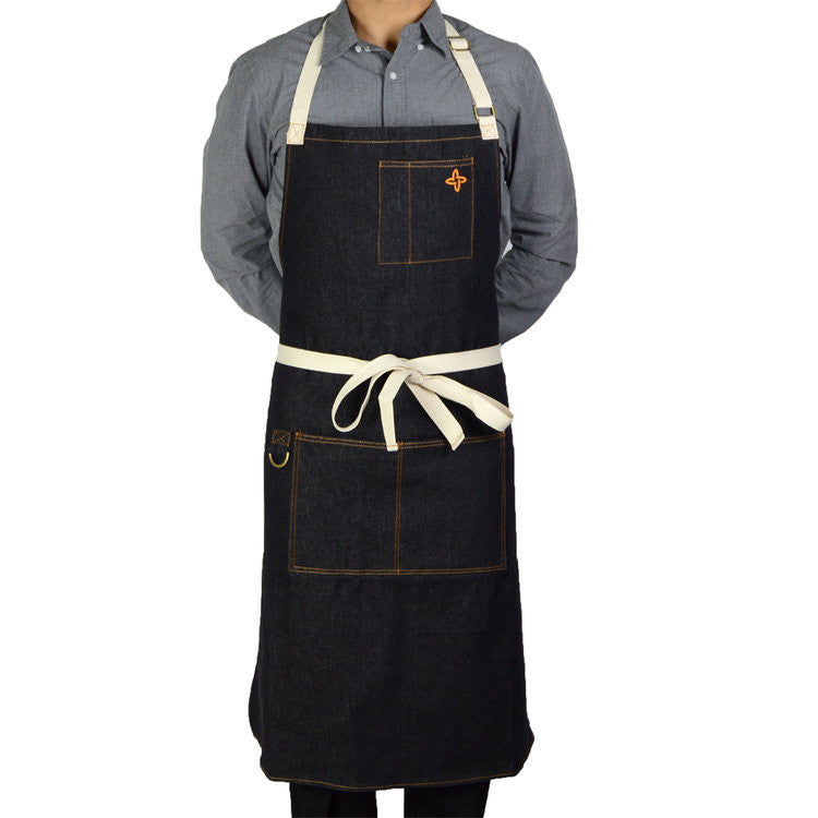 Chef's Satchel LEATHER STRAP WAXED CANVAS APRONS - Khaki – Rodriguez ...