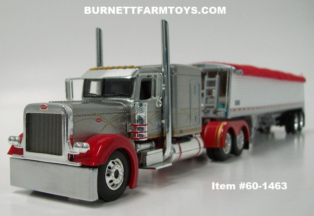 Item #60-1463 Pewter Metallic Red Gold Peterbilt 389 63-inch Flattop S ...