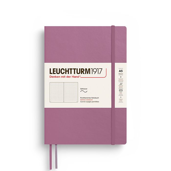 Leuchtturm1917 Softcover Notebook Medium (A5) Dusty Rose