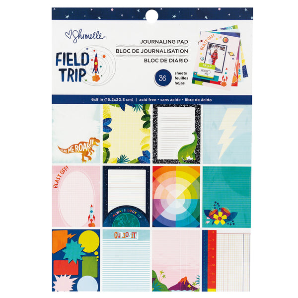 Dear Lizzy Field Trip 6x8 Journaling Pad (36 sheets)