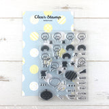 Mizutama Clear Stamp Set. Perfect for decorating your planner, scrapbook or crafting project.